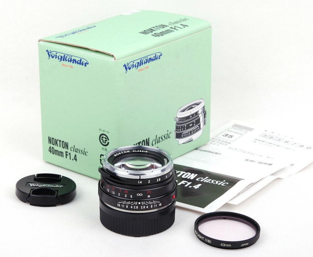 【新同品】Voigtlander/フォクトレンダー NOKTON Classic MC 40mm F1.4 VM ライカMマウント レンズ