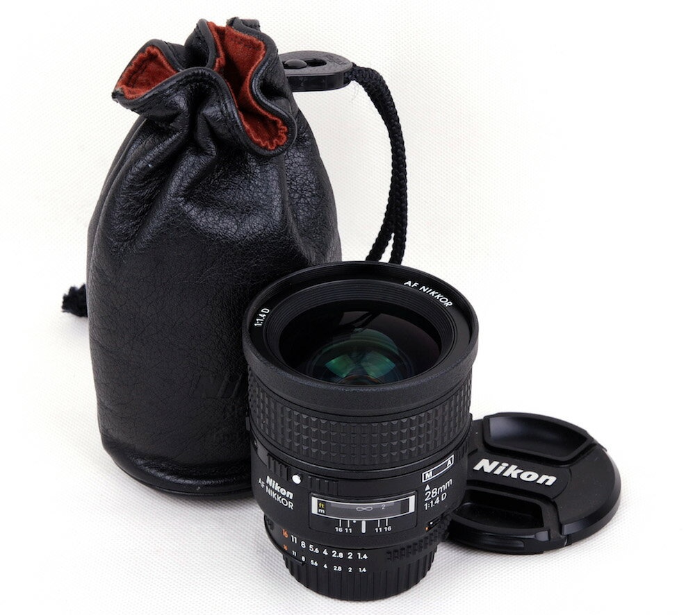 【美品 】Nikon/ニコン AF Nikkor 28mm F1.4 D レンズ