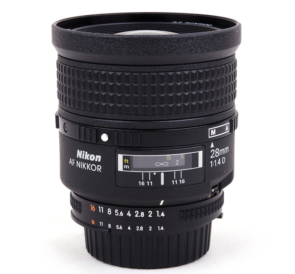 【美品 】Nikon/ニコン AF Nikkor 28mm F1.4 D レンズ