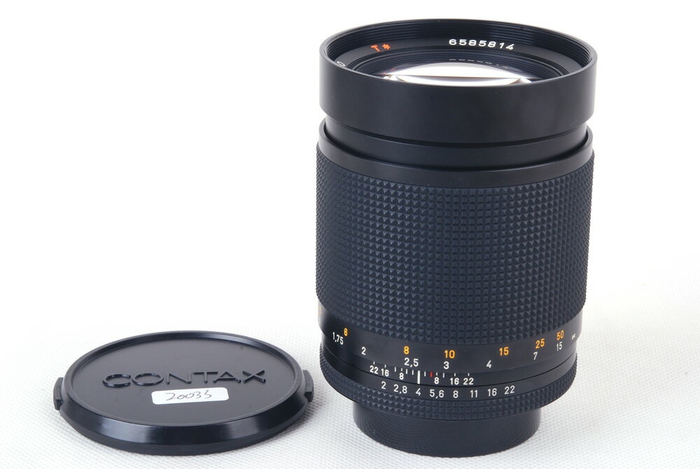 【美品】Contax/コンタックス zeiss Planar 100mm F2 T* AEG YC口ドイツ産レンズ