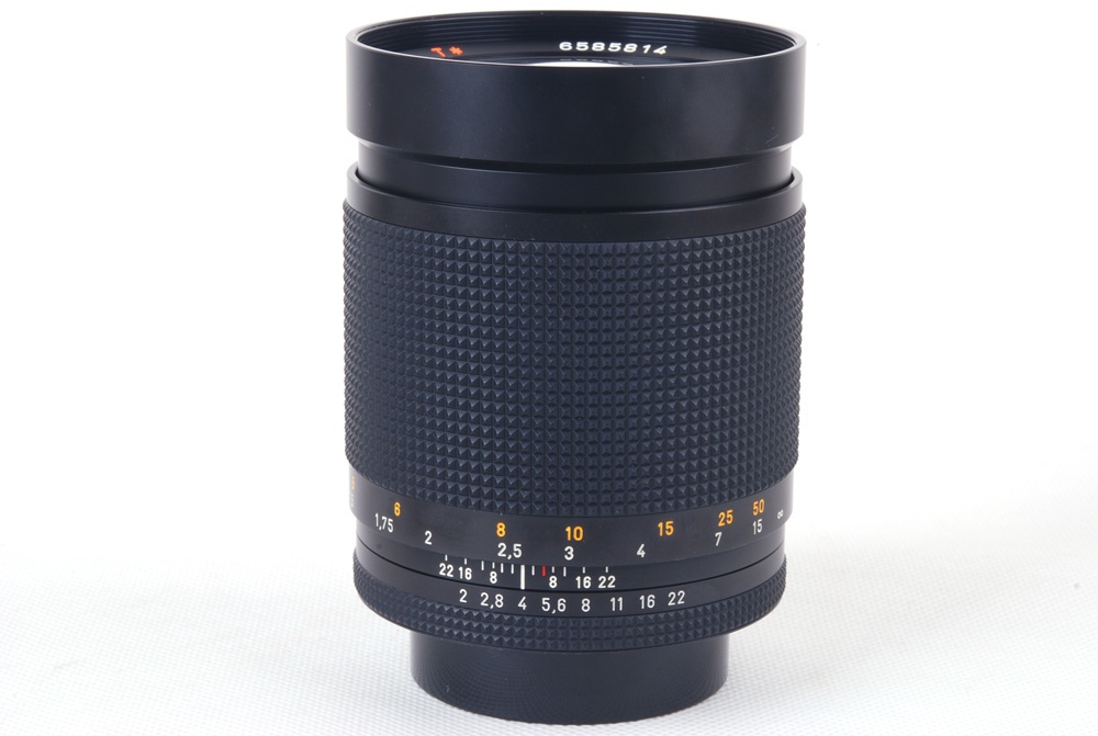 【美品】Contax/コンタックス zeiss Planar 100mm F2 T* AEG YC口ドイツ産レンズ