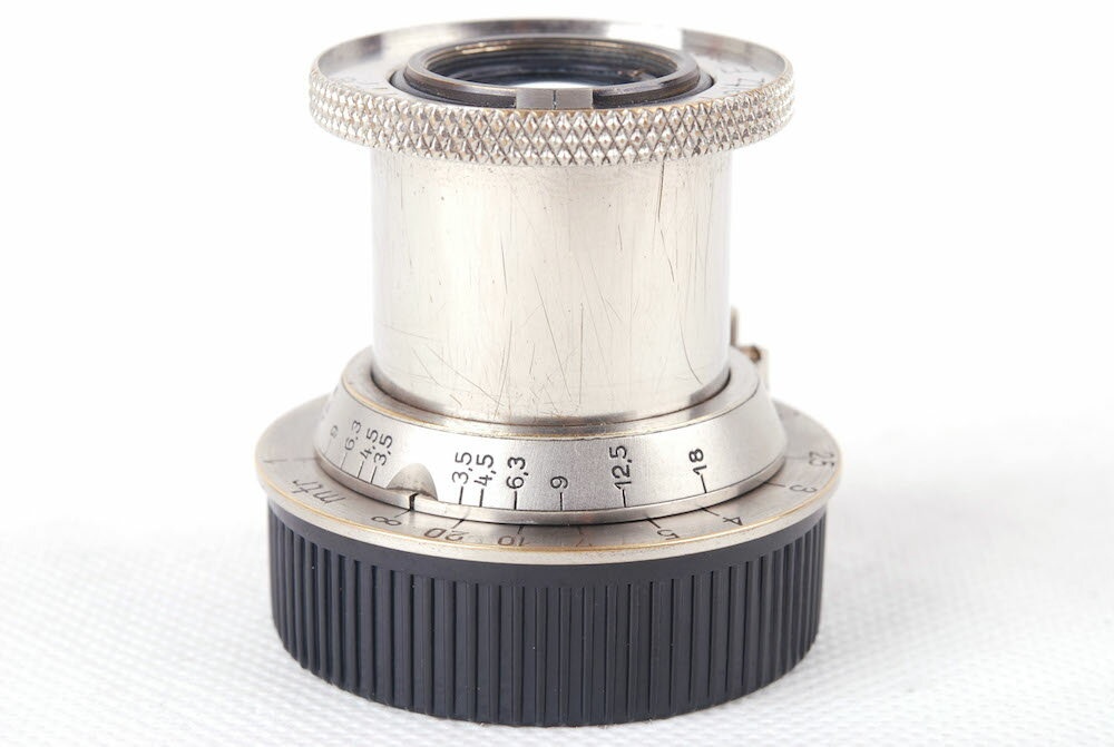 【良品】Leica/ライカ Elmar 50mm F3.5 Nickel 初期型 シリアルナンバーなし版