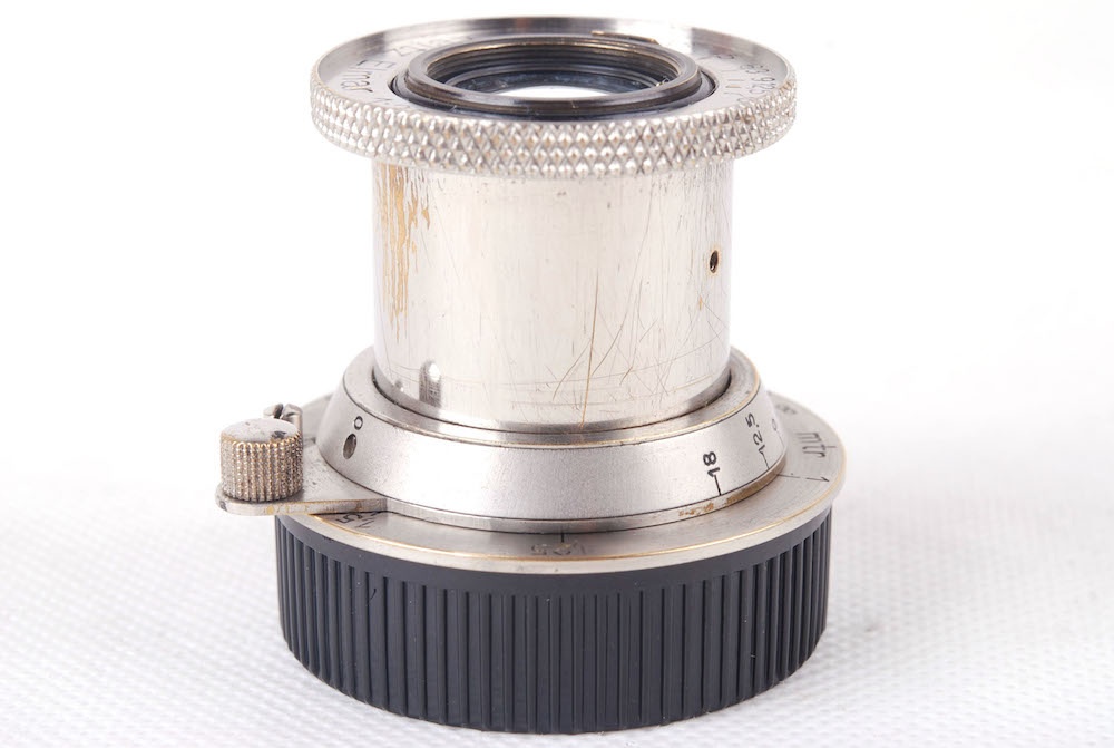 【良品】Leica/ライカ Elmar 50mm F3.5 Nickel 初期型 シリアルナンバーなし版