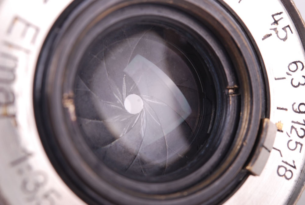 【良品】Leica/ライカ Elmar 50mm F3.5 Nickel 初期型 シリアルナンバーなし版