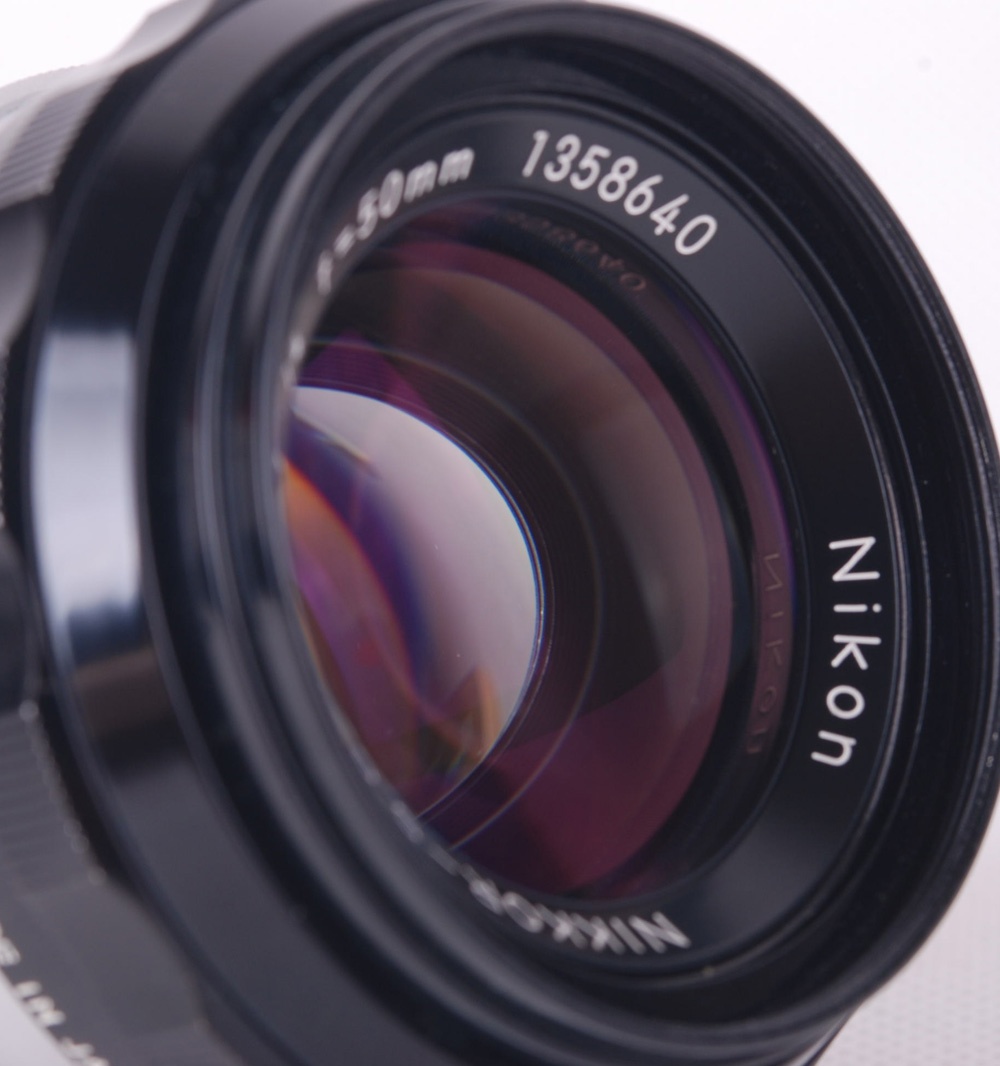 【美品】Nikon/ニコン Nikkor-S.C Auto 50mm F1.4 AI Nippon kogakuレンズ