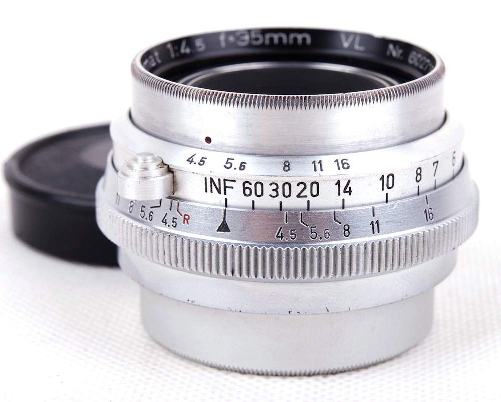 【美品】Steinheil Munchen/シュタインハイル ミュンヘン Orthostigmat 35mm F4.5 VL原産 LEICA/ライカ L39マウント レンズ
