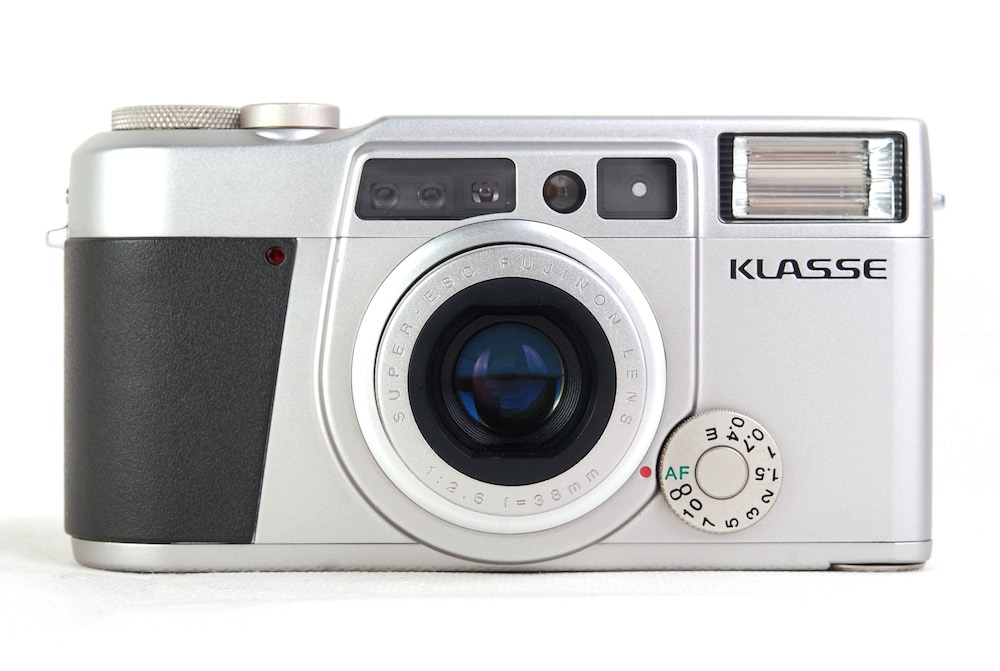 【美品】Fujifilm/富士フィルム Klasse シルバー 38mm F2.6レンズ付き レンジファインダーカメラ