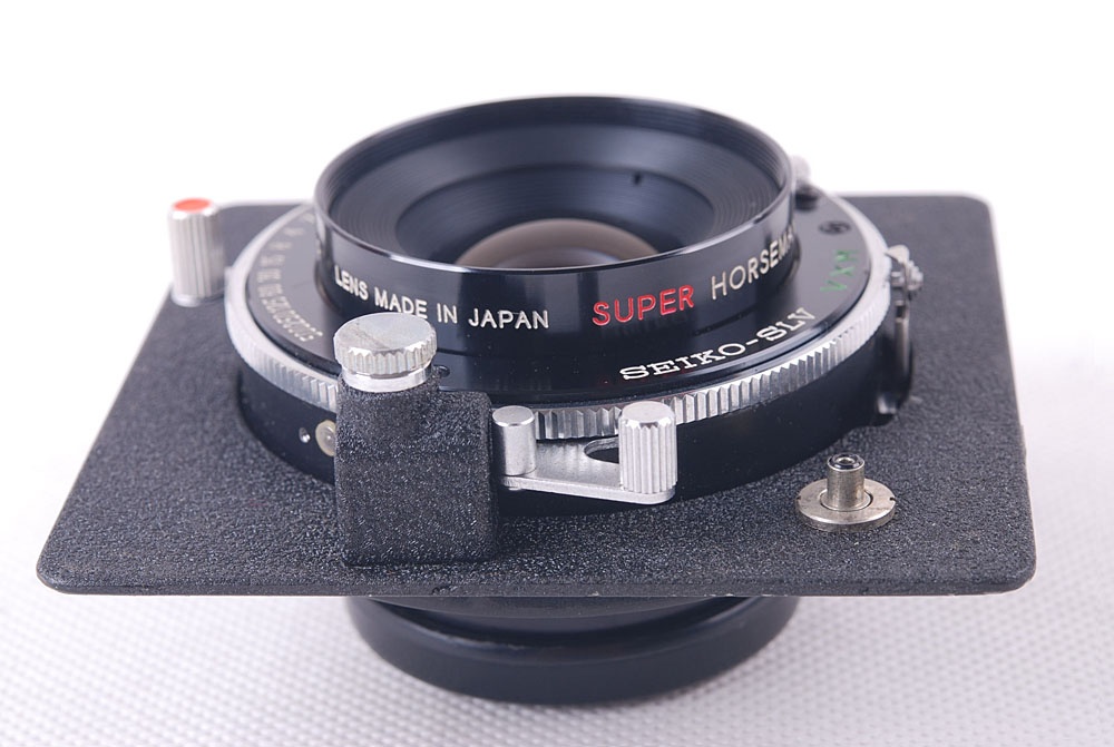 【美品】Tokyo Kogaku Super Horseman 90mm F5.6 Seiko-SLVレンズ板フィルター付