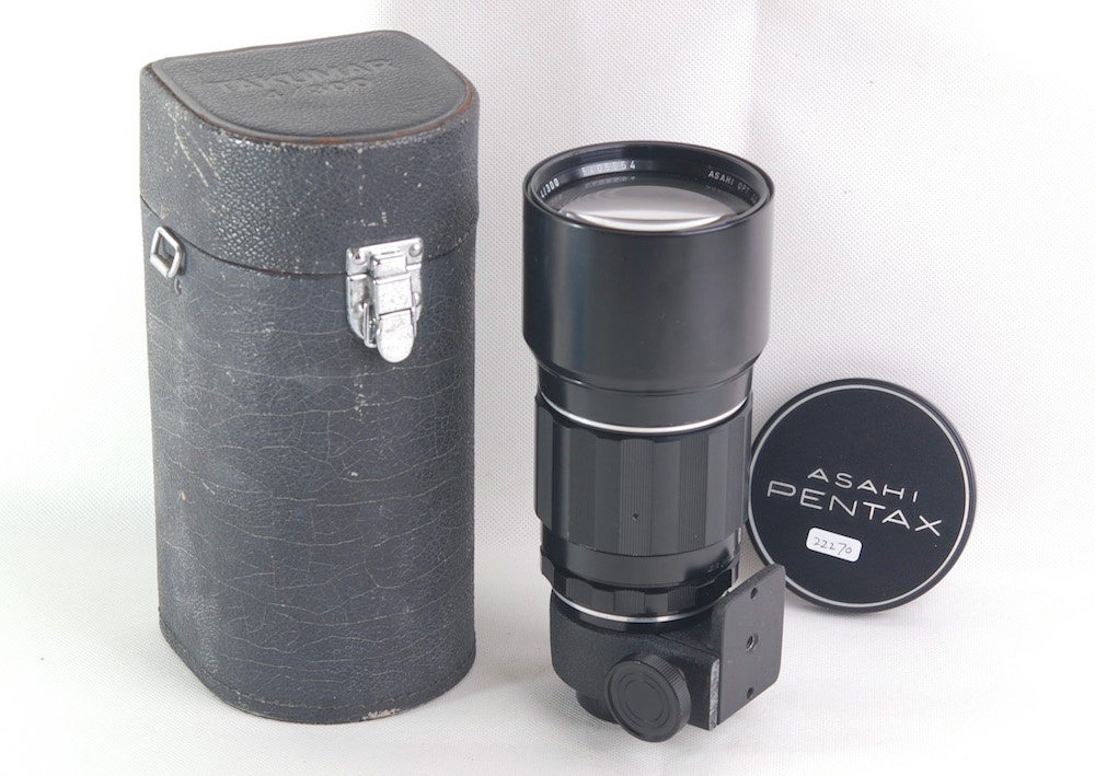【美品】Pentax/ペンタックス Takumar/タクマー Super-Multi-coat 300mm F4 M42マウント 内蔵フード