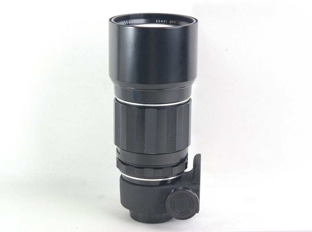 【美品】Pentax/ペンタックス Takumar/タクマー Super-Multi-coat 300mm F4 M42マウント 内蔵フード