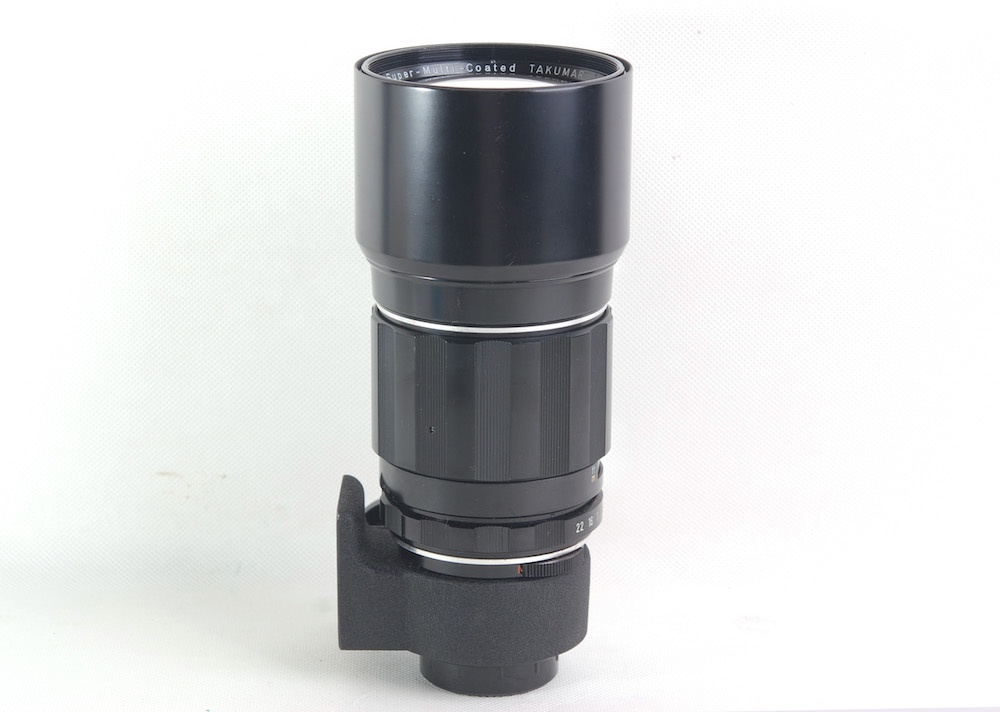 【美品】Pentax/ペンタックス Takumar/タクマー Super-Multi-coat 300mm F4 M42マウント 内蔵フード