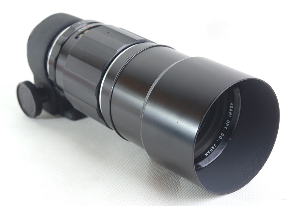 【美品】Pentax/ペンタックス Takumar/タクマー Super-Multi-coat 300mm F4 M42マウント 内蔵フード