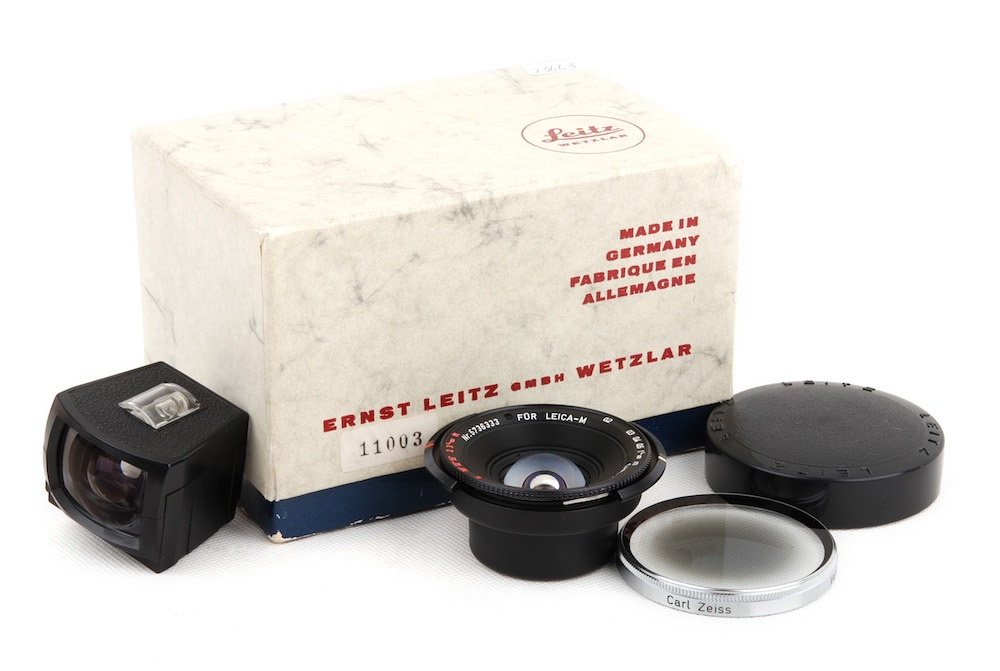 【美品】Leica/ライカ Zeiss Hologon/ホロゴン Mマウント 15mm F8 世界中225本限定 レンズ 元箱付き