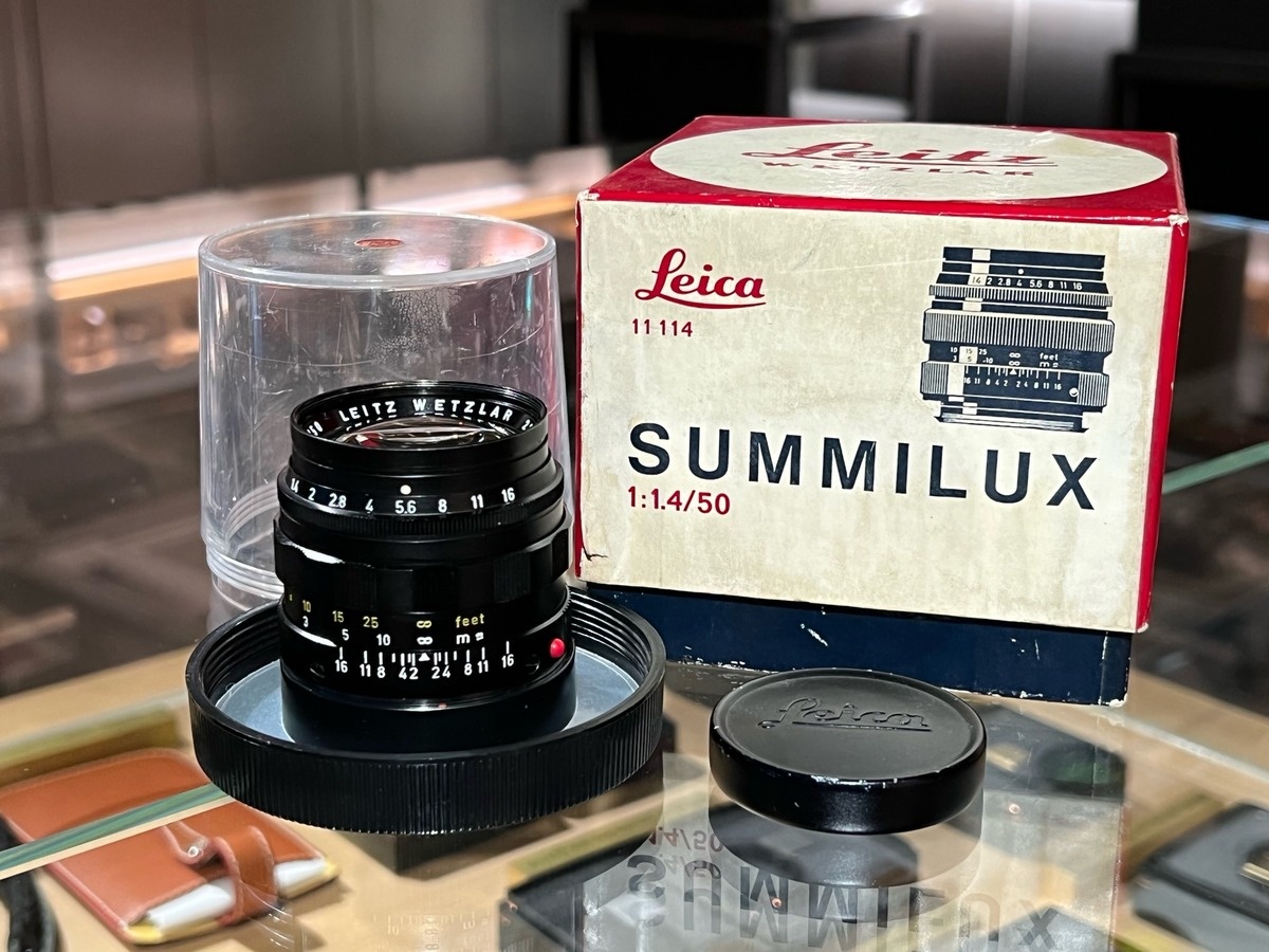 ライカ ズミルックスM 50/1.4 E43 ブラッククローム 初期ローレット