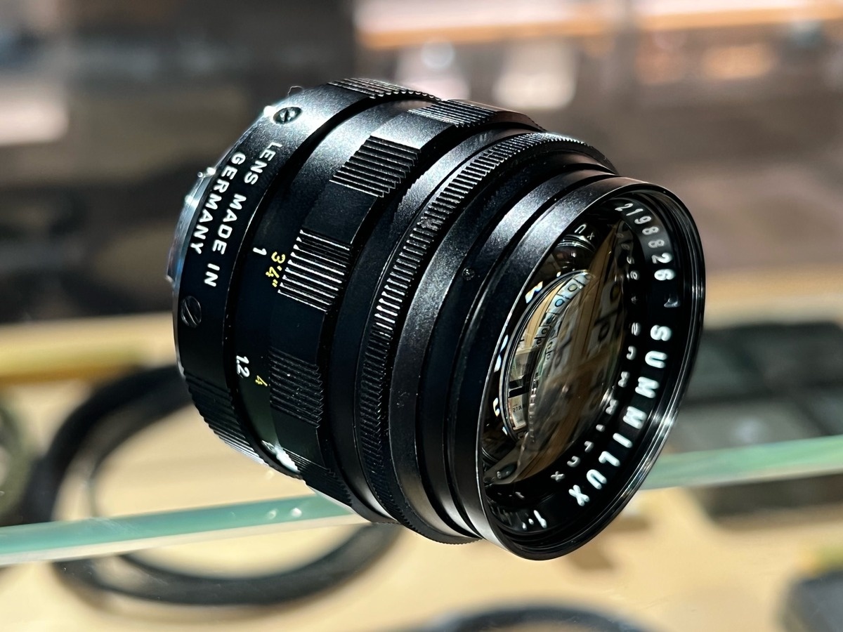 ライカ ズミルックスM 50/1.4 E43 ブラッククローム 初期ローレット