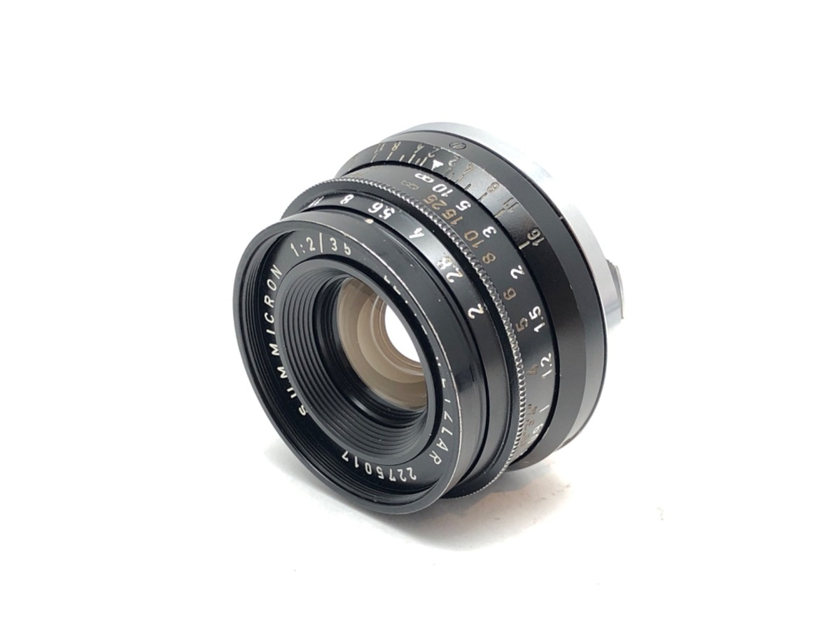 ライカ ズミクロン M 35mm F2 ブラック 8枚玉 イエロースケール