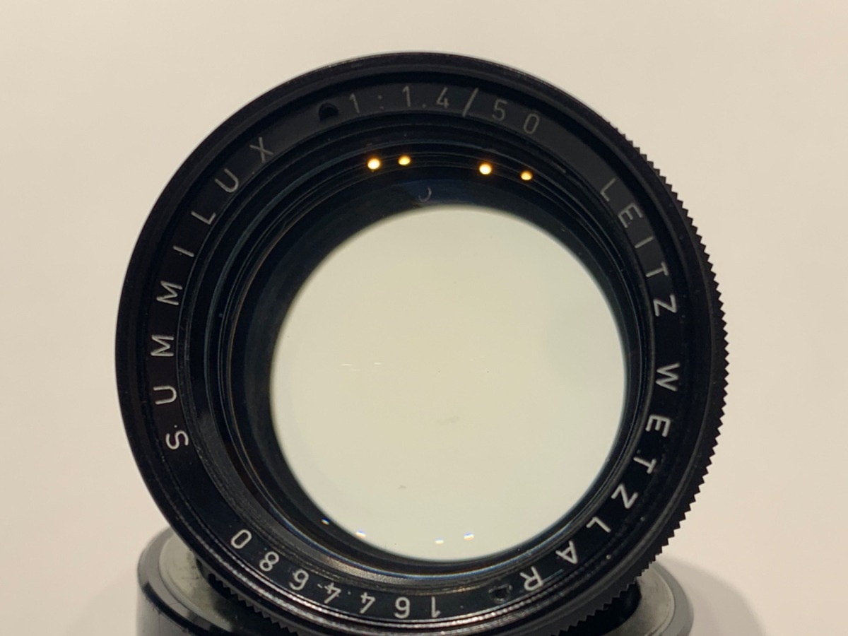 ライカ ズミルックスM 50mm F1.4 オリジナルブラックペイント 真鍮マウント 逆ローレット
