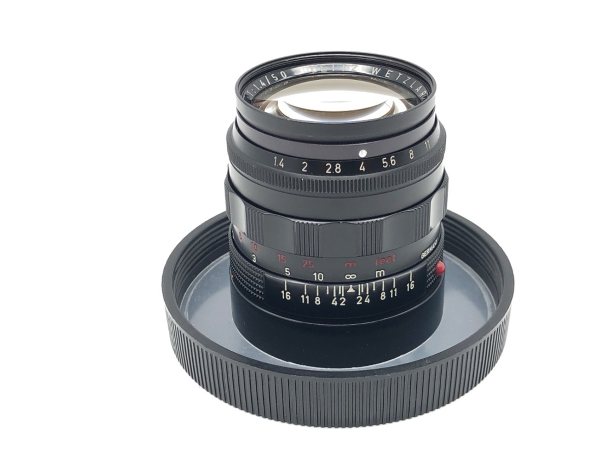 ライカ ズミルックスM 50mm F1.4 オリジナルブラックペイント 真鍮マウント 逆ローレット
