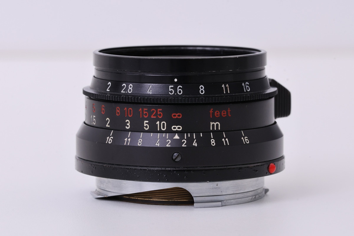 ライカ ズミクロンM 35mm F2 ブラックペイント 8枚玉