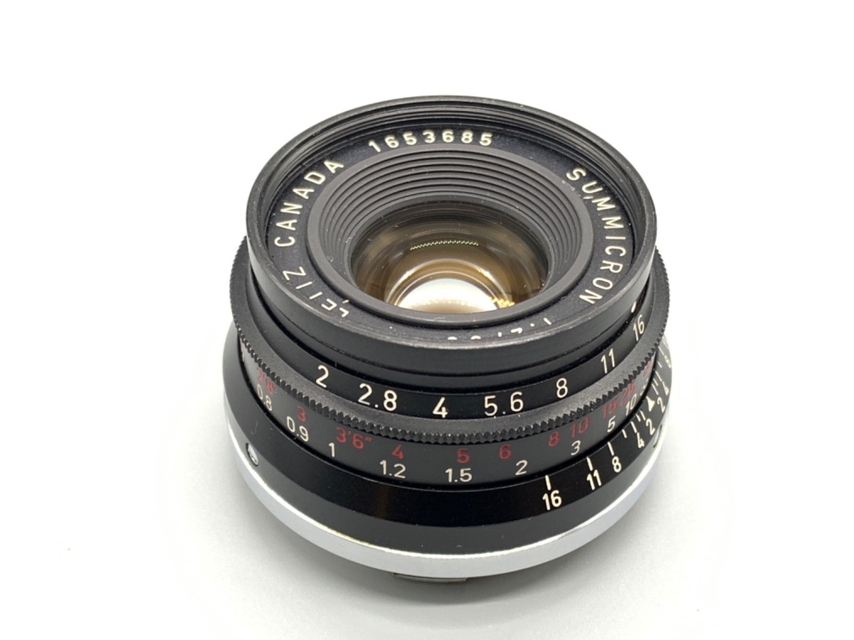 ライカ ズミクロンM 35mm F2 ブラッククローム 8枚玉