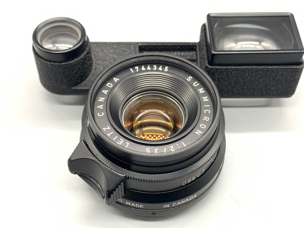 ライカ ズミクロンM 35mm F2 眼鏡付 ブラック