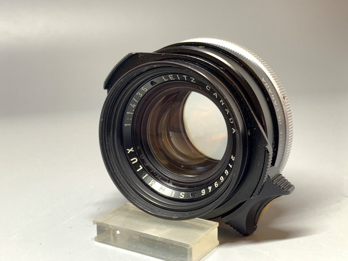 ライカ ズミルックスM 35mm F1.4 ブラックストッパー付 ブラック