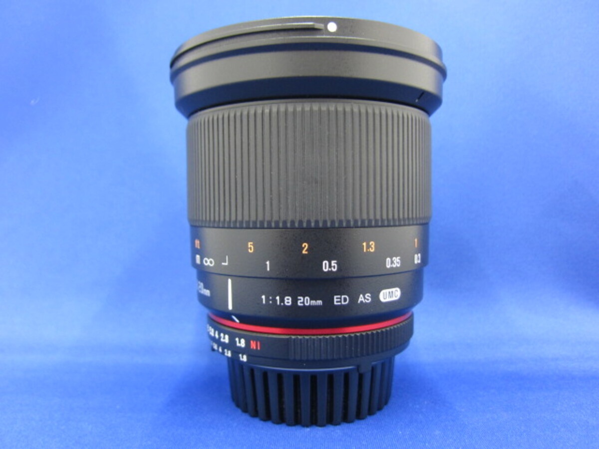 サムヤン 20mm F1.8 ED AS UMC ニコンF(AE)