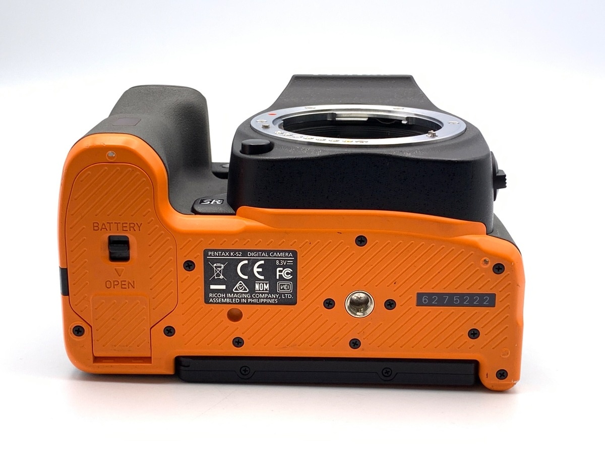 ペンタックス K-S2 ボディ ブラック×オレンジ