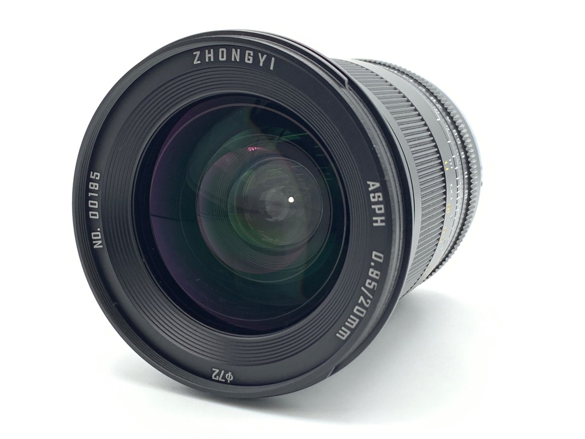 中一光学 SPEEDMASTER 20mm F0.95 ニコンZ用 ブラック