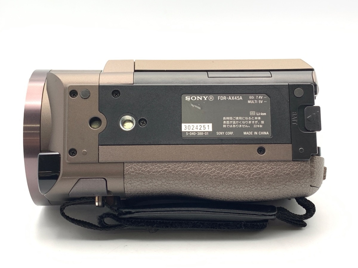 ソニー デジタル4Kビデオカメラレコーダー FDR-AX45A TI ブロンズブラウン