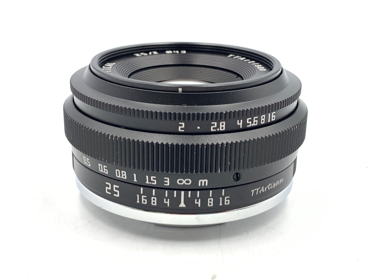 銘匠光学 TTArtisan 25mm f/2 C フジフイルムX用 ブラック