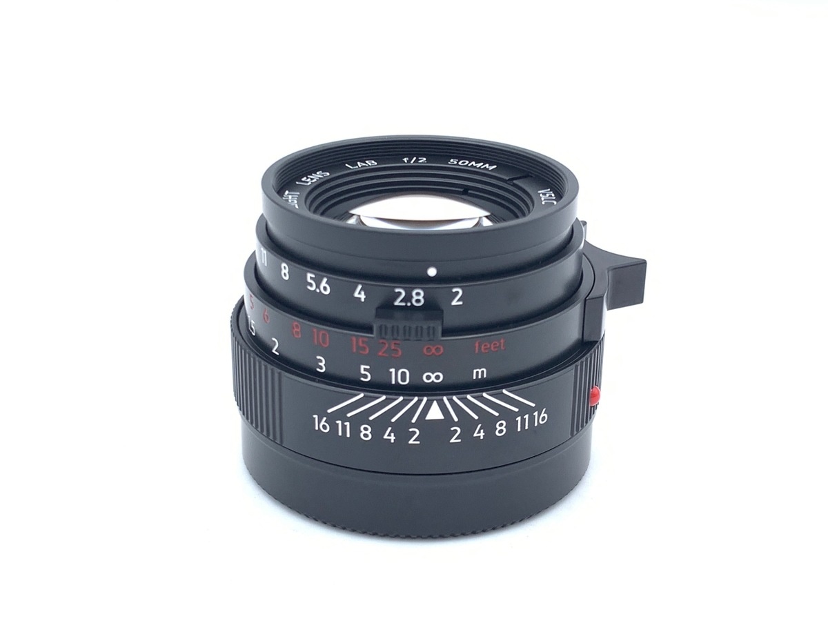 LIGHT LENS LAB M 50mm f/2 ライカM用 ブラックペイント