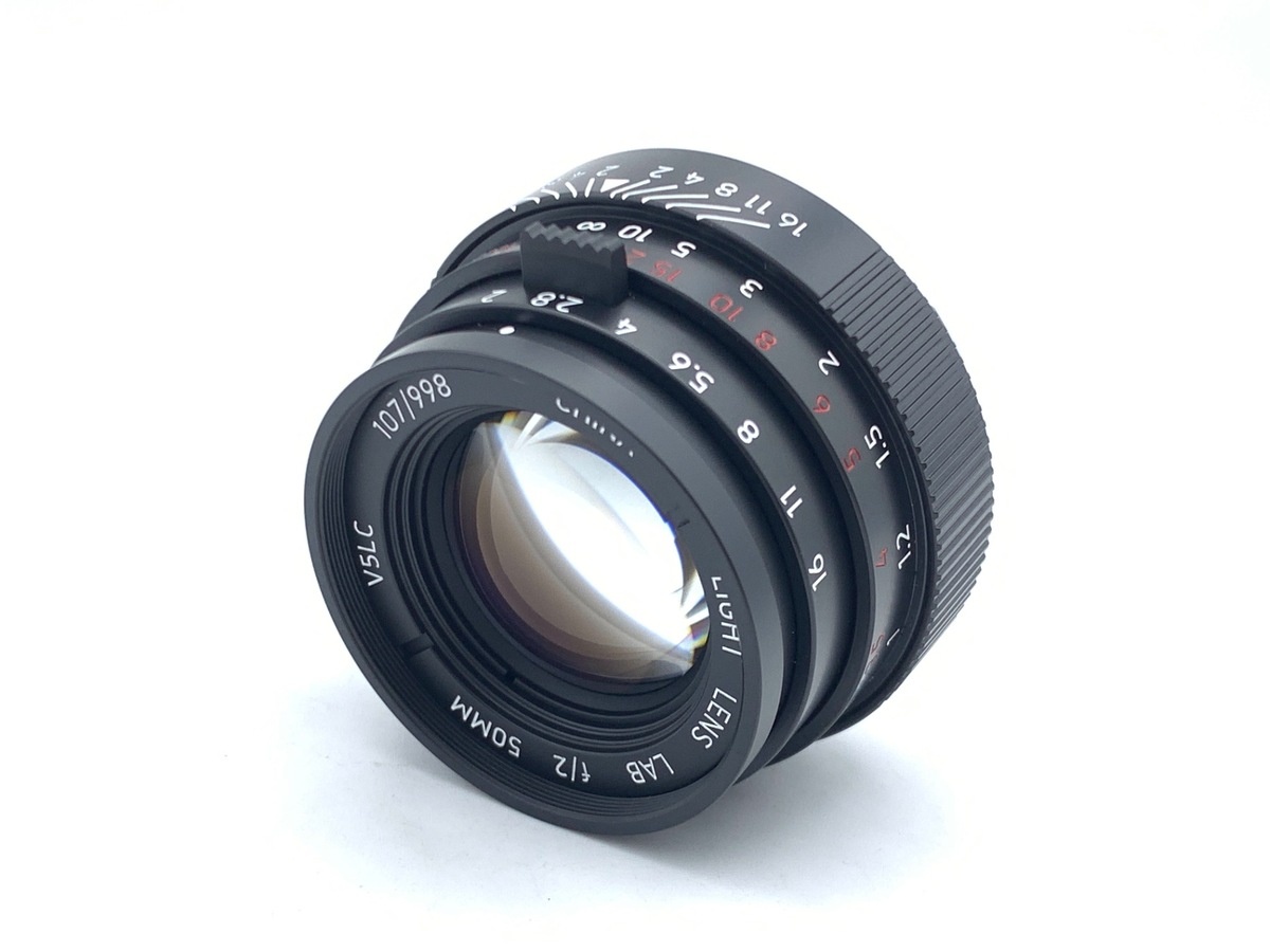 LIGHT LENS LAB M 50mm f/2 ライカM用 ブラックペイント