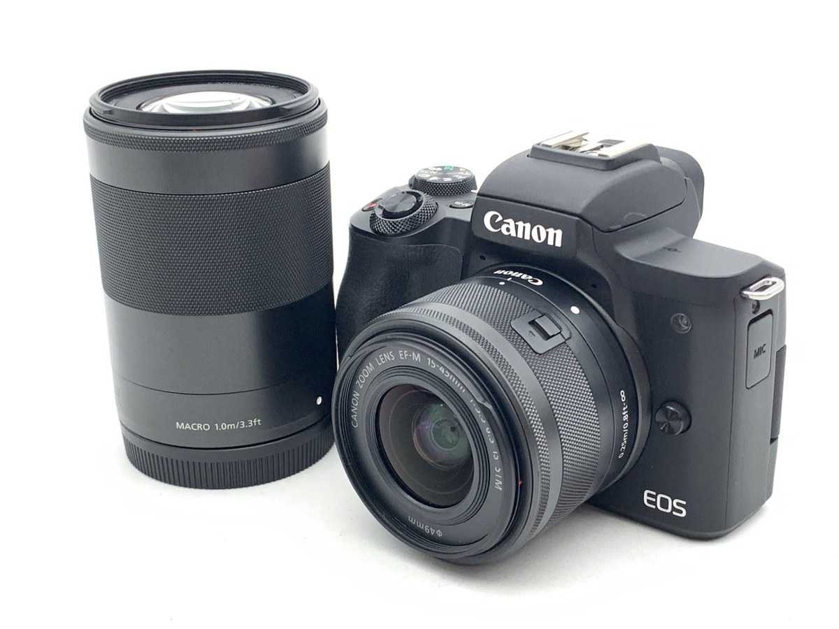 キヤノン EOS Kiss M2 ダブルズームキット ブラック