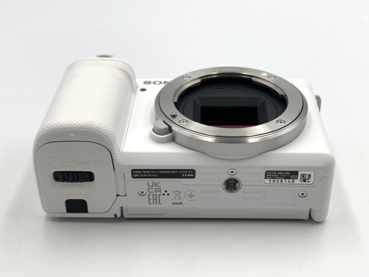 ソニー VLOGCAM ZV-E10 ボディ ホワイト