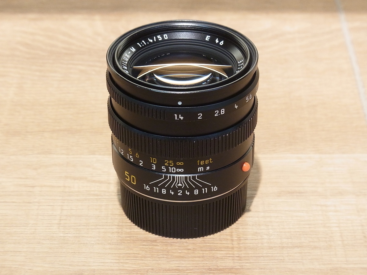 ライカ ズミルックスM 50mm F1.4 E46 ブラック