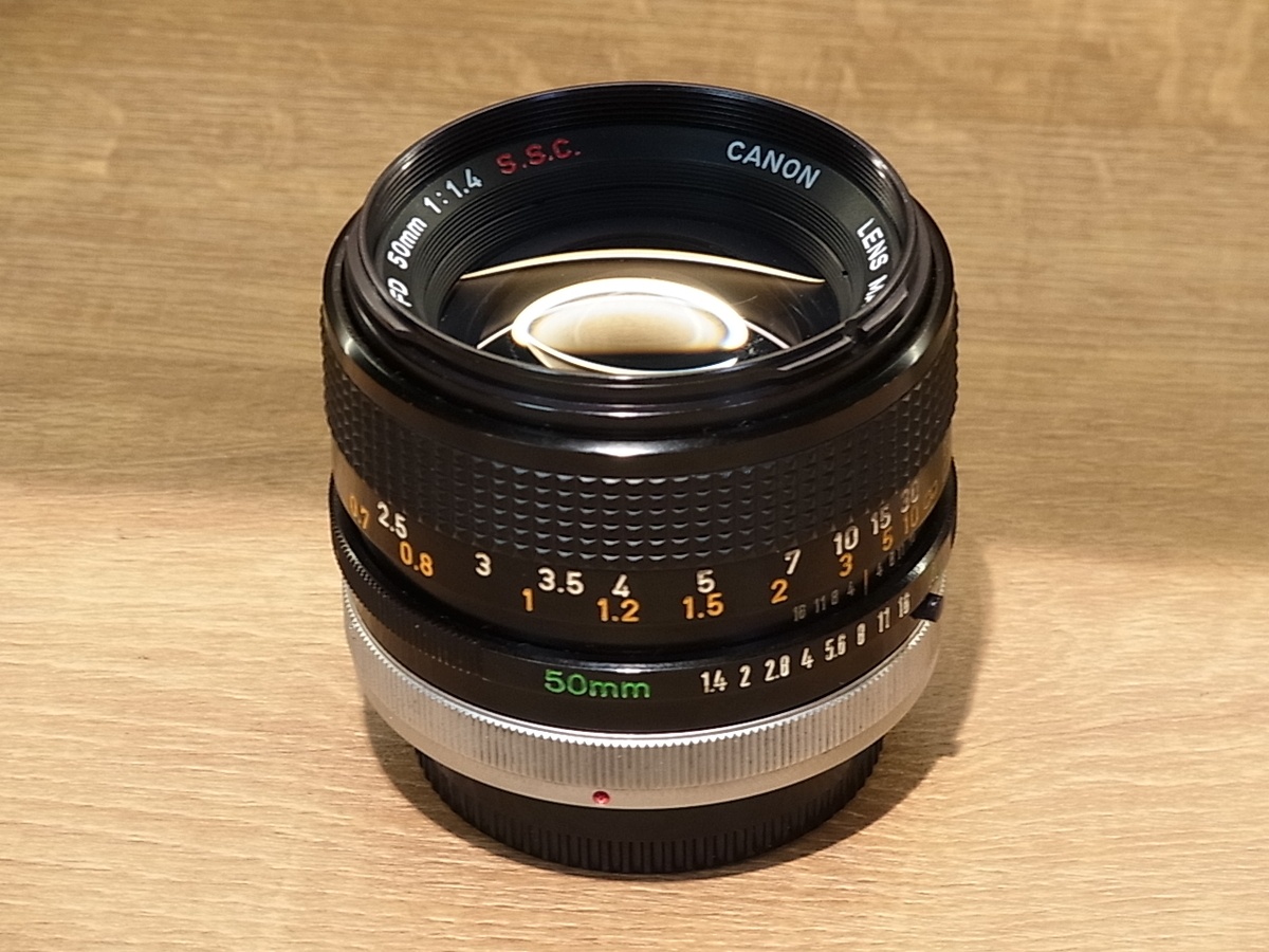 キヤノン FD 50mm F1.4 S.S.C.