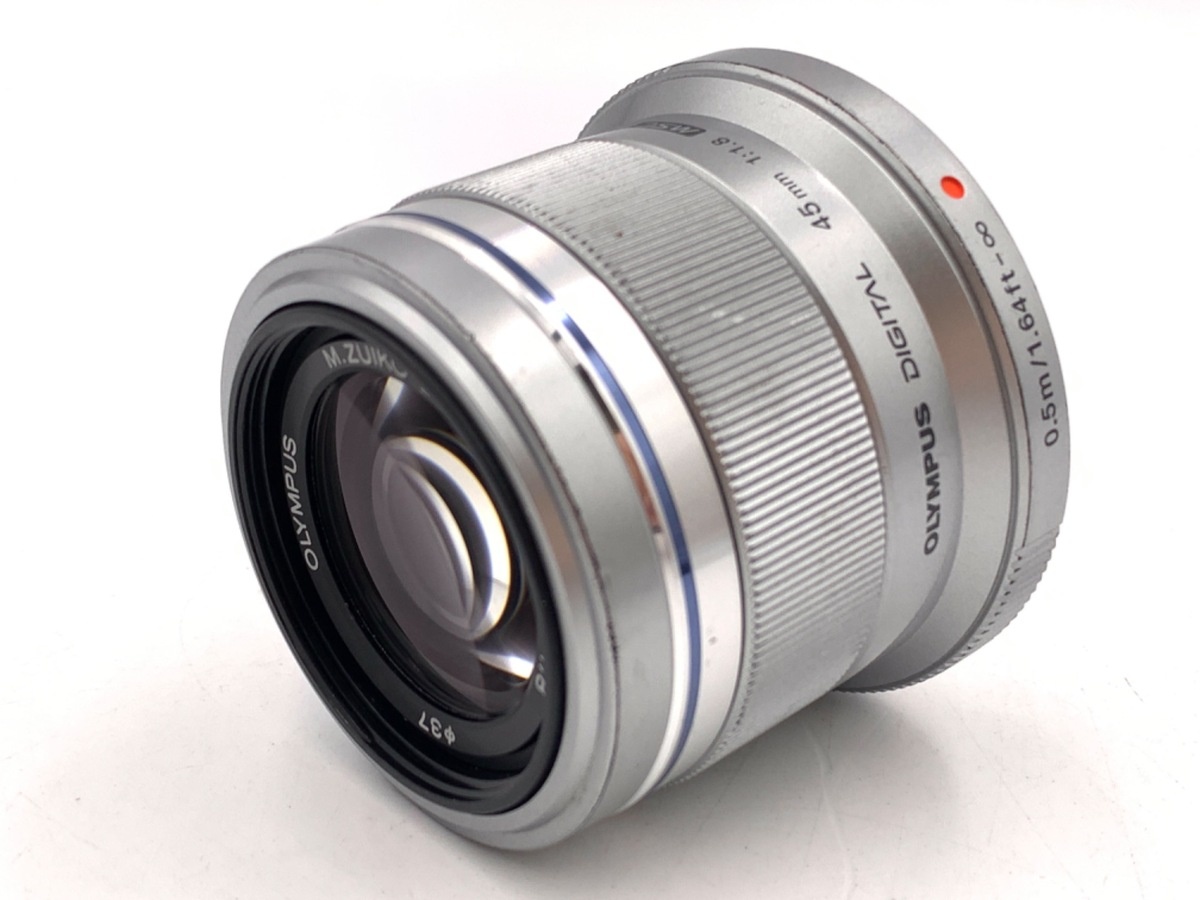 オリンパス M.ZUIKO DIGITAL 45mm F1.8 シルバー