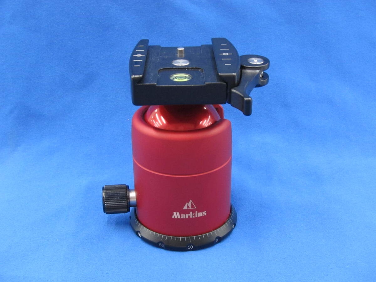 マーキンス Q10iQ-RD レバーシュー 自由雲台 ワインレッド