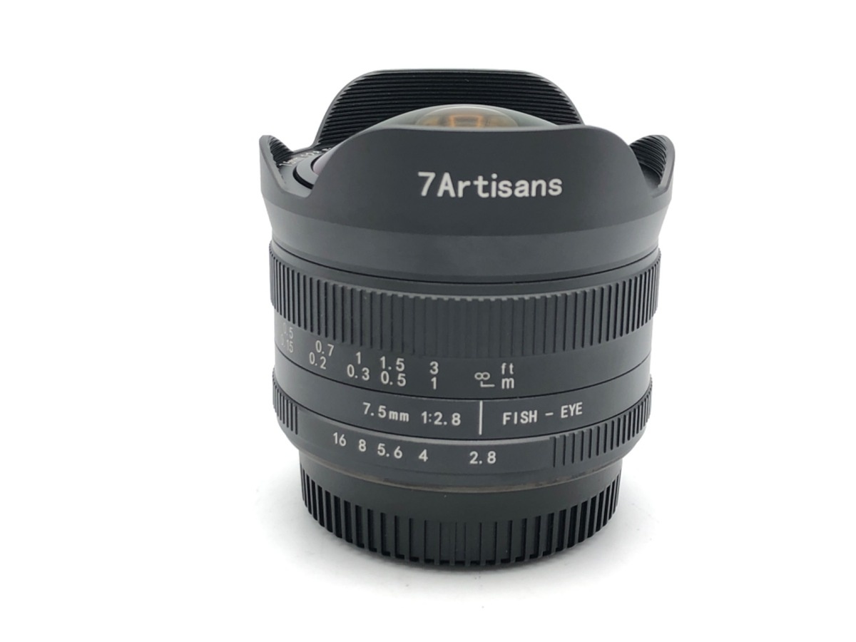 七工匠 7artisans 75M43B 7.5mm F2.8 マイクロフォーサーズ用