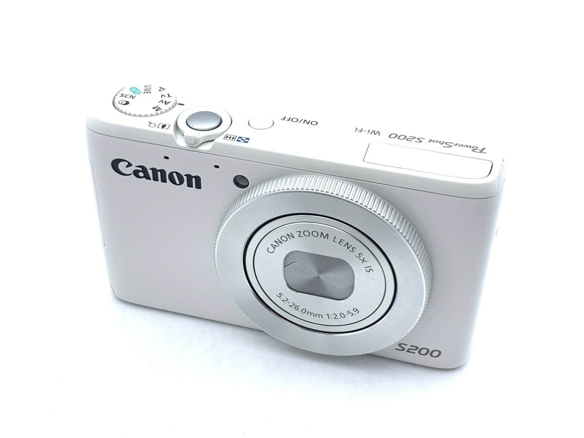 キヤノン PowerShot S200 ホワイト