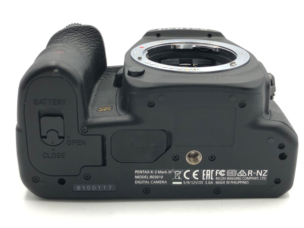 ペンタックス K-3 MarkIII ボディ ブラック