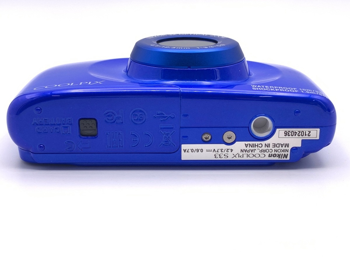 ニコン COOLPIX S33BL ブルー