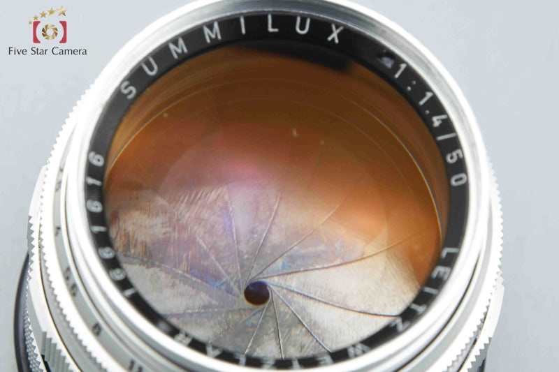 【中古】Leica ライカ SUMMILUX 50mm f/1.4 初期型 1959年製 シリアル166万番台 ライカMマウント