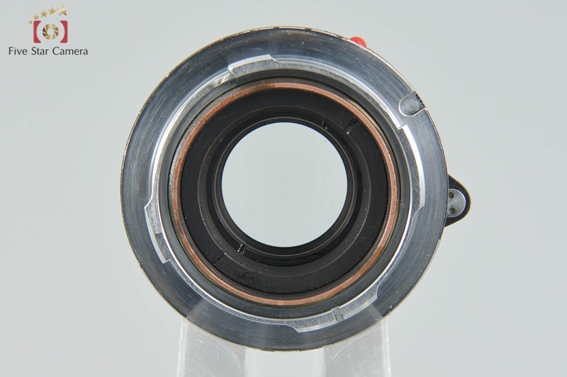 【超希少品】Leica ライカ SUMMICRON 50mm f/2 ブラックペイント 固定鏡胴 後期 レッドスケール 2025.3月オーバーホール済み