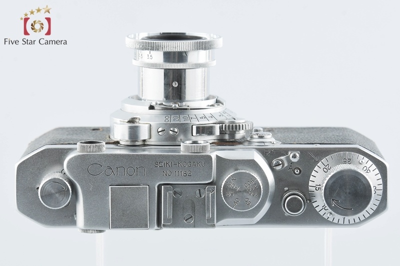 【中古】SEIKI Canon セイキキヤノン 新標準型 ＋ NIKKOR 50mm f/3.5 ケース付