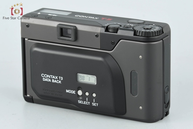 【中古】CONTAX コンタックス T3 チタンブラック シングルティース コンパクトフィルムカメラ