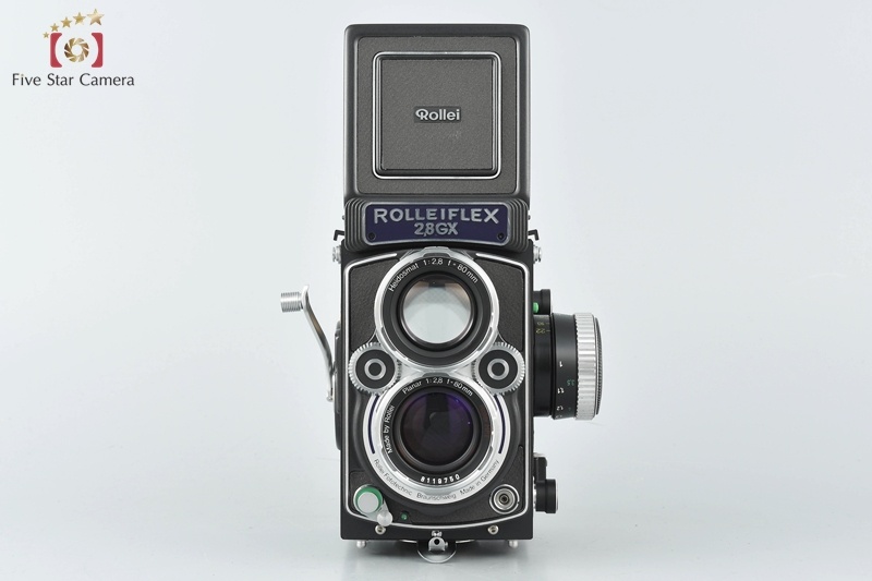 【中古】Rollei ローライ Rolleiflex 2.8GX Planar 80mm 中判フィルムカメラ 元箱付き