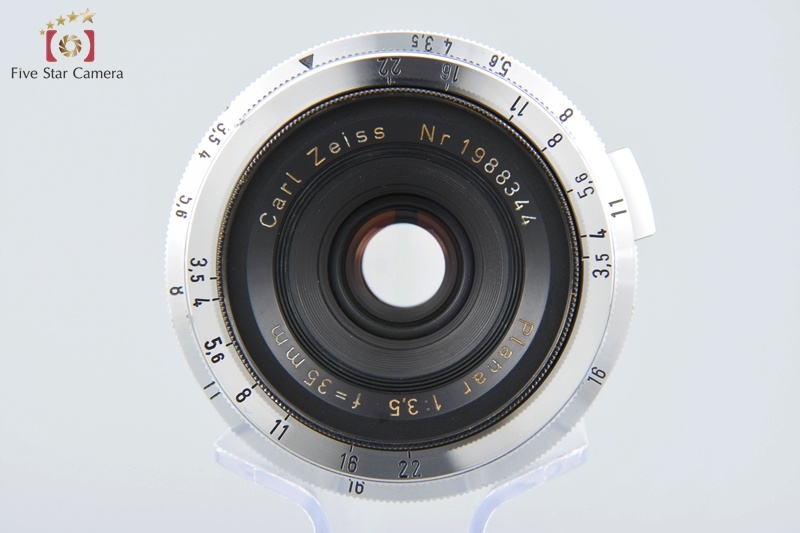 中古】Carl Zeiss カールツァイス Planar 35mm f/3.5 コンタックスRFマウント用