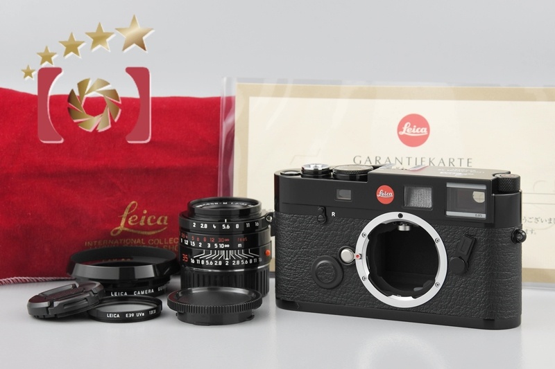 【中古】Leica ライカ M6 TTL 0.85 NSH400台限定モデル ブラックペイント + SUMMICRON-M 35mm f/2 ASPH E39